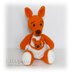 Kangaroo with a Baby Crochet Pattern