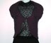 Purple Rotlaub Leaf Collar Shrug