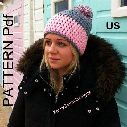 Crochet hat pattern Trendy USA