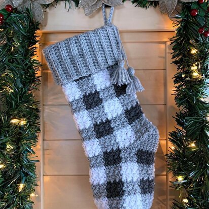 Buffalo Plaid Christmas Stocking