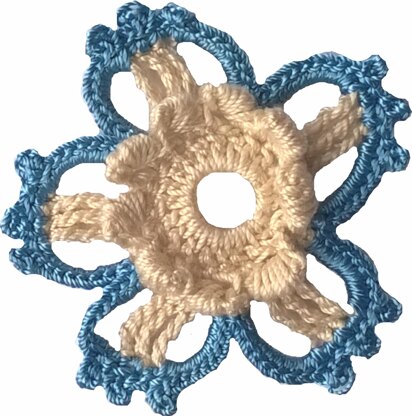 Irish Crochet Flower