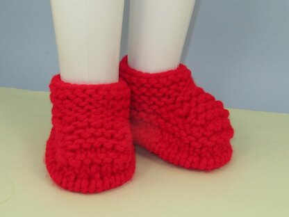 Super Chunky Simple Garter Stitch Slippers