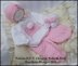 Bobble Hat Motif Set Set 16-22” dolls/newborn/0-3m baby