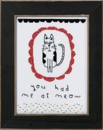 Mill Hill You Had me at Meow Cross Stitch Kit