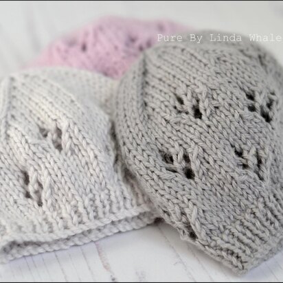 Baby Hat Lucy 3 x Preemie Sizes, Newborn, Baby - knitting pattern