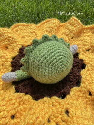 Sunflower dolly lovey blanket