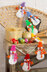 Snowman Garland in Red Heart Super Saver Economy Solids - LW4885 - Downloadable PDF