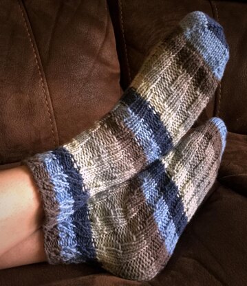 Spiral Slipper Socks