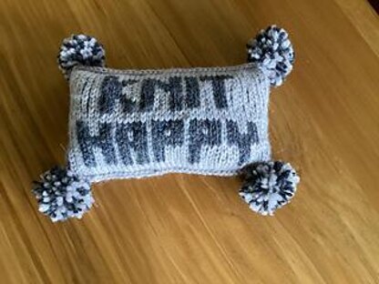 Knitwords Sachet Pillow