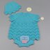 Gwyneth Baby Dress knitting pattern 18" chest