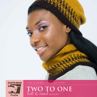 Two To One Hat & Cowl in Juniper Moon Tenzing - Downloadable PDF