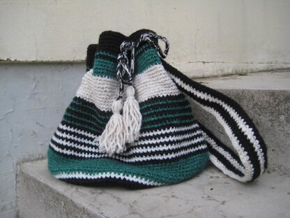 Striped bag