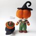 Igor Pumpkin Head and Crow Amigurumi