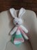 Bunny Lovey Baby Blanket Knitting Pattern