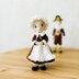 Crochet doll pattern, amigurumi doll, pattern, doll with clothes,  Pilgrims