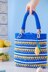Crochet tote bag "Sunny Naples"