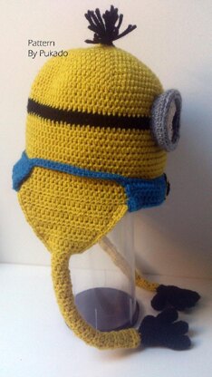 GORRO MINION KEVIN  Patrones de sombreros de ganchillo, Sombreros locos,  Tops de ganchillo