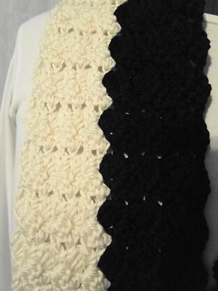 Salt and Pepper infinity scarf