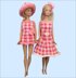 Barbie gingham dresses