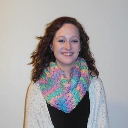 Diagonal Weave Infinity Scarf or Cowl