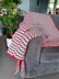 Candy Cane Striped Blanket