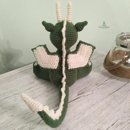 Denzel the Dragon - US Terminology - Amigurumi