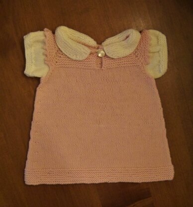 Claudine layered baby dress