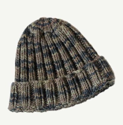 Camo Hat in Blue Sky Fibers - T4 PDF