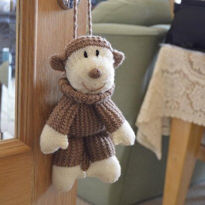 Monkey Baggles Gift Bag - knitting pattern