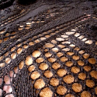 Lotus Shawl - knitting pattern