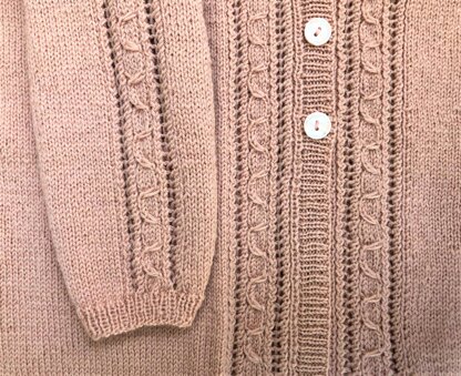 Sophia, 4 Ply Raglan Cardigan