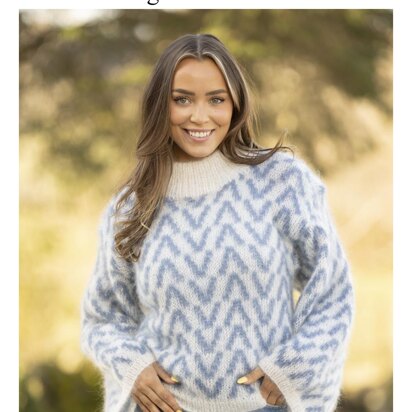 Agnete Sweater in Viking of Norway Kid Silk - Downloadable PDF