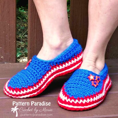 Stars and Stripes Slippers