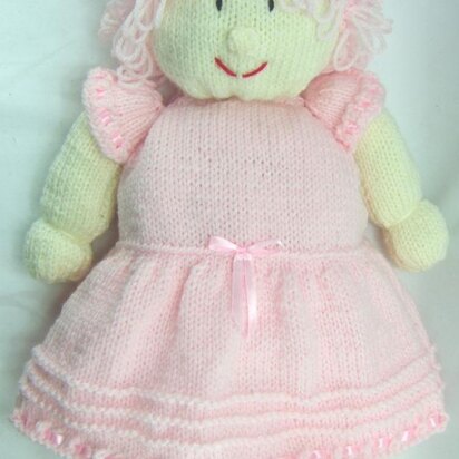 Doll Pyjama Case - knitting pattern