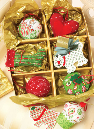 McCall's Ornaments Wreath Tree Skirt and Stocking M6453 - Paper Pattern Size One Size Only