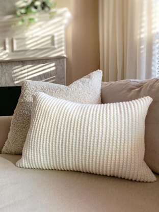 Serenity Ridged Pillow Cover