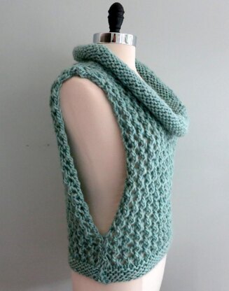 Abigail Cowl Vest One Bulky