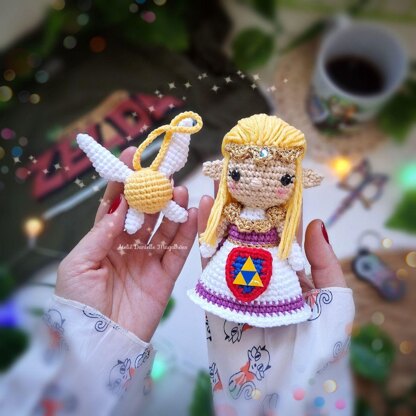 Princess Zelda and Link (The legend of Zelda) Amigurumi Pattern Bundle