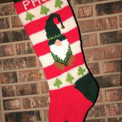 Gnome Christmas Stocking