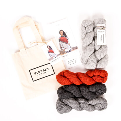 Blue Sky Fibers Persimmon Wrap Kit