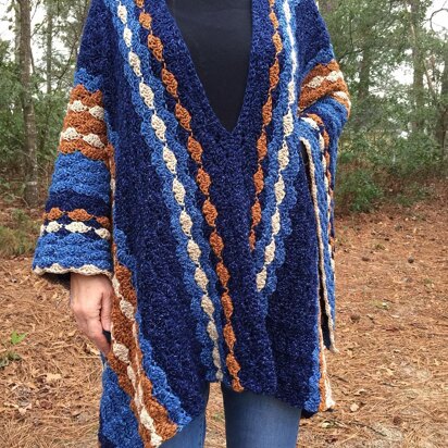 "Blue Jean Baby" Poncho