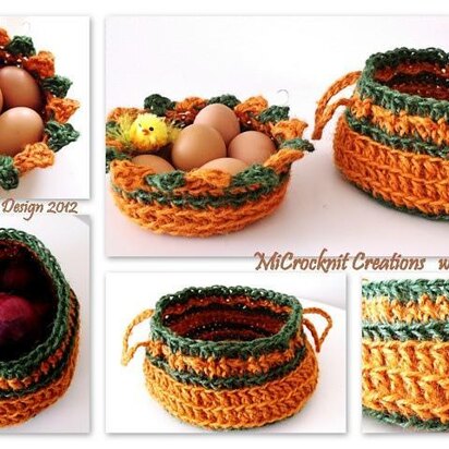 Crochet Baskets JUTE