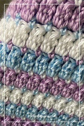 Crochet Blanket Beautiful Stripes