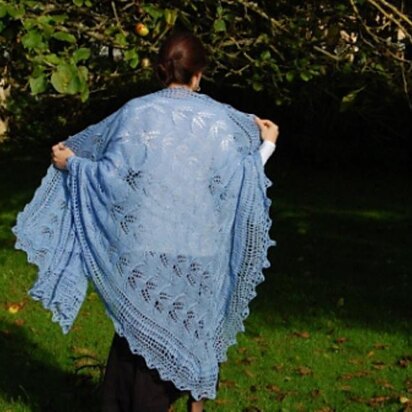 Caroline Helstone shawl - knitting pattern