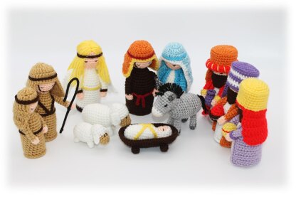 Christmas Nativity Creche Scene Crochet Pattern Crochet pattern by ...