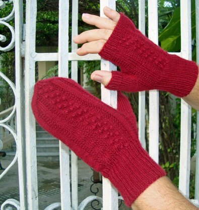 Bumps in the Night Fingerless Mitts & Mittens