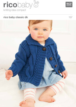 Babies' Cardigan in Rico Baby Classic DK - 197