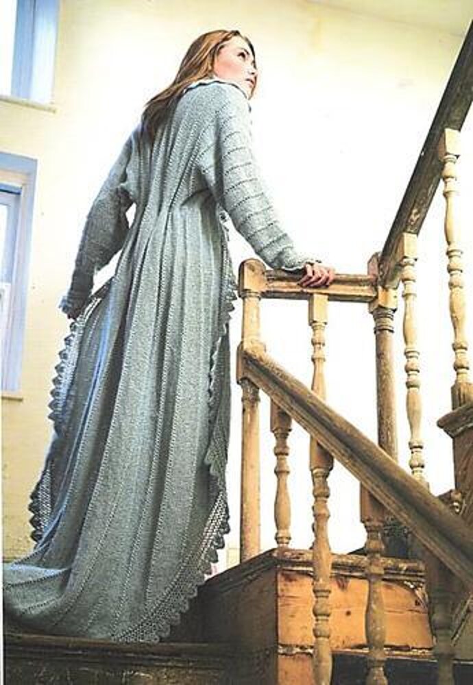 Dressing Gown Knitting pattern by JENNIE ATKINSON | Knitting Patterns |  LoveCrafts