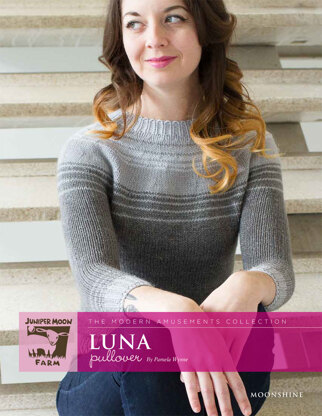 Luna Pullover in Juniper Moon Farm Moonshine - Downloadable PDF