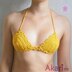 Easy triangle bikini top with shells _ M25